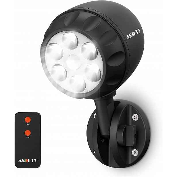 6 x Led senzor pohybu pro venkovní použití s dálkovým ovládáním