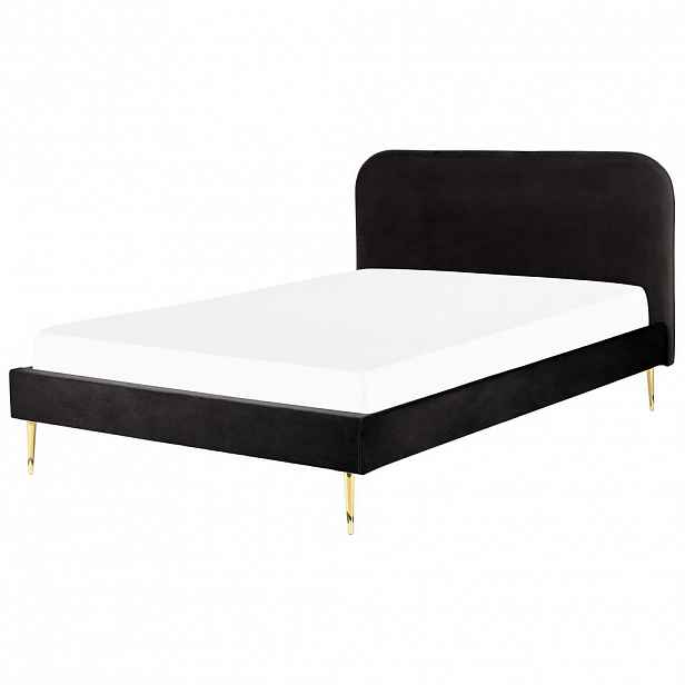 Beliani ČALOUNĚNÁ POSTEL 180/200 cm Černá Flayat
