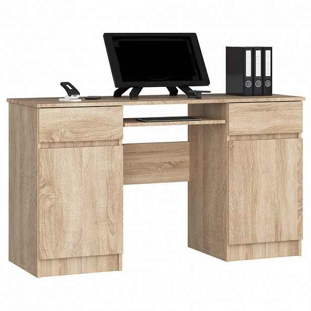 RAUMHIRSCH FURNITURE PSACÍ STŮL Dub Sonoma 77/135/50