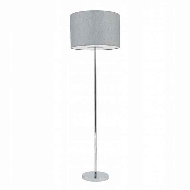 Šedá podlahová lampa Hotel Mood je moderní vedle křesla Nowodvorski