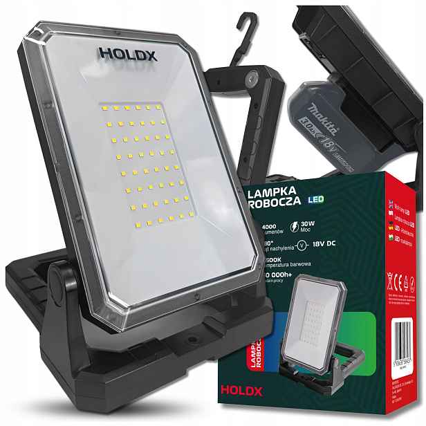 Led Halogenová Pracovní Lampa Pro Makita S Usb 6500K, Přenosná, Stavební, Výkonná