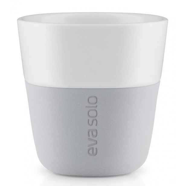 Hrnky na espresso šedé 80ml, set 2ks, eva solo