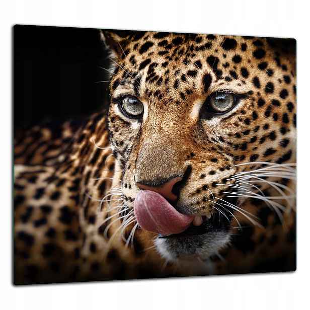 Skleněná Ochranná Deska Panel Lepidlo 65x60 Tygr
