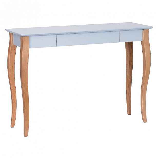 Světle šedý psací stůl Ragaba Lillo, délka 105 cm