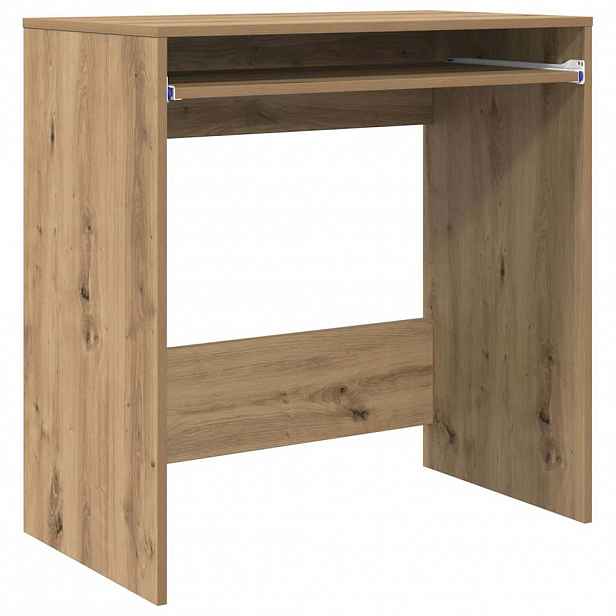 vidaXL Stůl Artisanový dub Kompozitní dřevo 77,5 x 43 x 79 cm