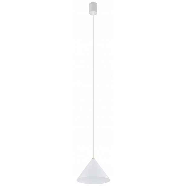 Závěsná lampa Zenith L Bílá 1xGU10 ES111 50 cm Stropní Svítidlo Pokoj Obývací pokoj