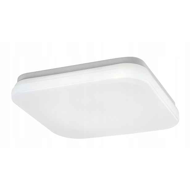 Stropní Svítidlo do koupelny bílý čtvercový 24 cm 12 W IP44 Rabalux