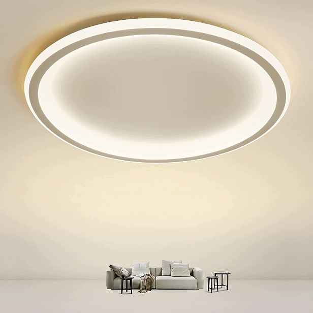 Stropní Svítidlo Stropní Svítidlo Led 28W Stmívatelná Dálkový Ovladač Cct Saturn Ø41,5 cm Bílá