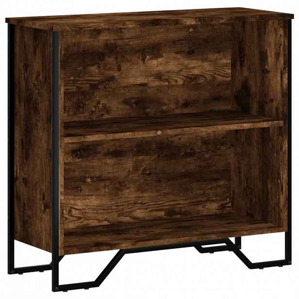 vidaXL Knihovna kouřový dub 80 x 31 x 74,5 cm kompozitní dřevo