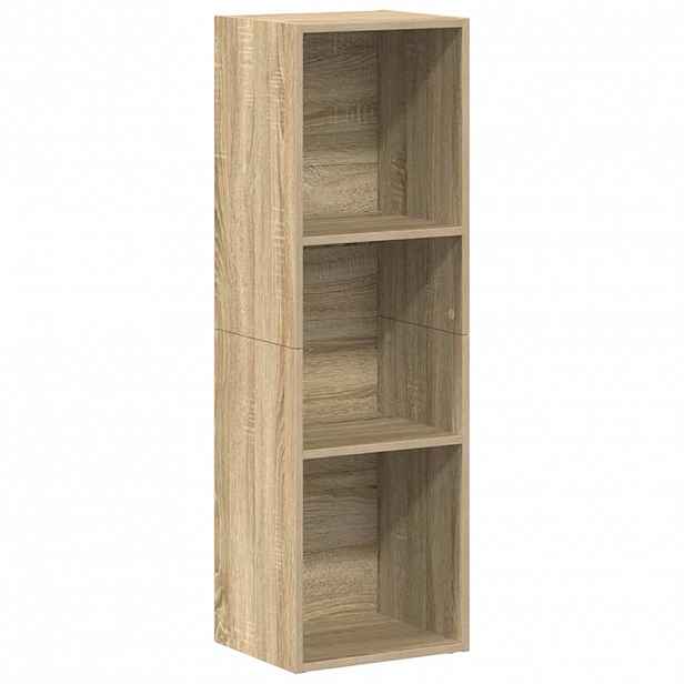 vidaXL Knihovna / TV stolek dub sonoma 36 x 30 x 114 cm dřevotříska