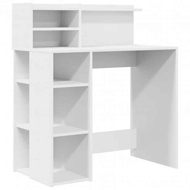 vidaXL Stůl Bílá Kompozitní dřevo 90 x 48 x 101,5 cm