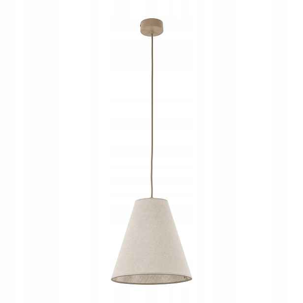 Závěsná lampa Conea sabia béžová 1xE27 Dekorativní Osvětlení Obývacího Pokoje