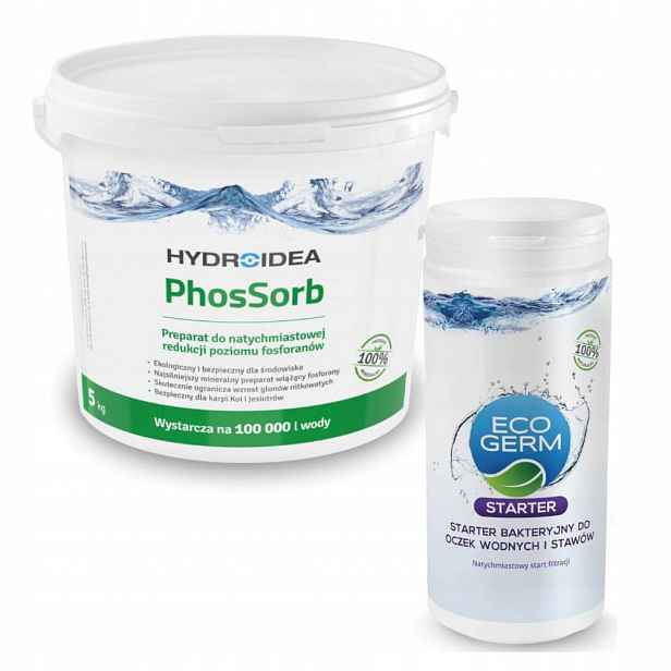 Hydroidea Sada na čištění vody Očko 100 tisíc litrů PhoSsorb 5 kg