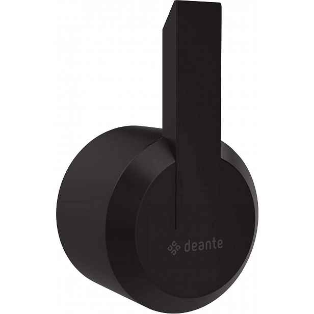 Koupelnový háček nero mat, ocel 304, minimalistický design