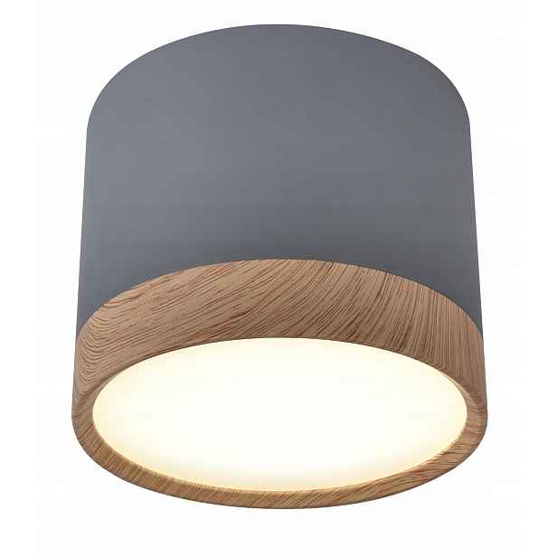Led šedo-dřevěná trubková lampa 9W 4000k Candellux