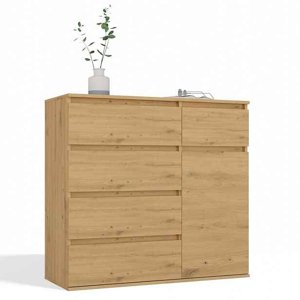 TP Living Komoda Malwa 1D5S 100 cm dub Artisan