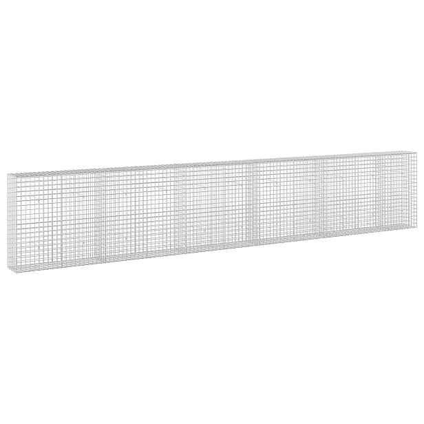 vidaXL Gabion s drátem 5 mm a síťkou 5x5 cm 550x30x100 cm