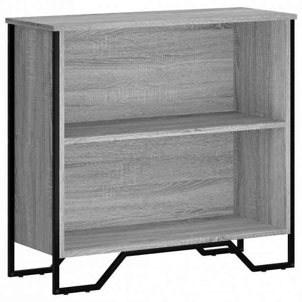 vidaXL Knihovna šedá sonoma 80 x 31 x 74,5 cm kompozitní dřevo