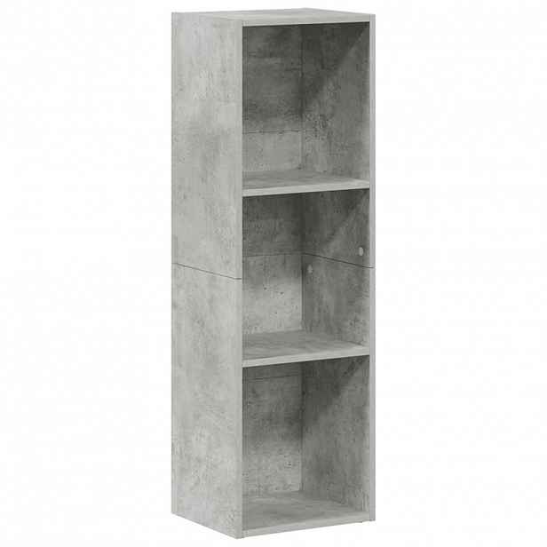 vidaXL Knihovna/TV skříňka betonově šedá 36x30x114 cm kompozitní dřevo