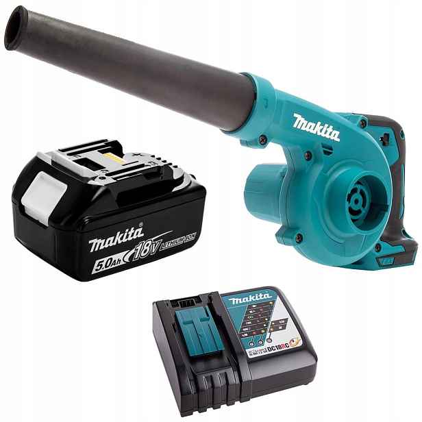Akumulátorová foukač Makita DUB185RT Lxt 18V 1x5Ah 98 m/s 3-rychlostní 3,1 N