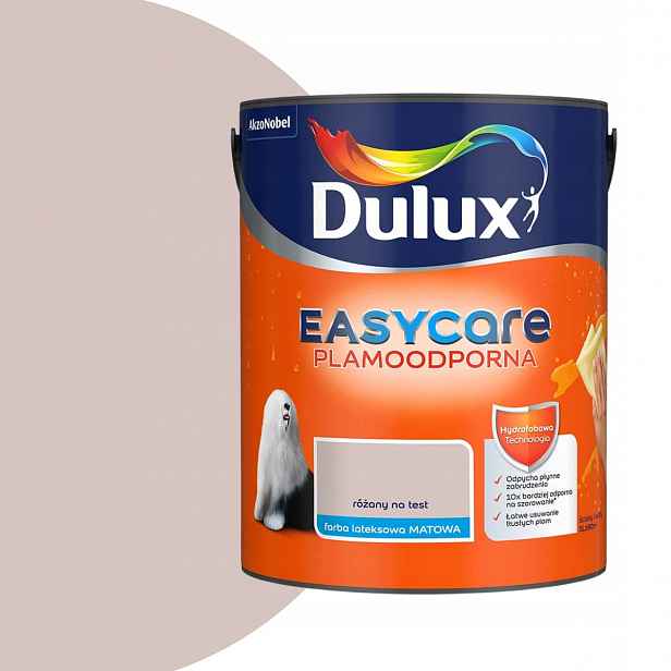 Dulux Easycare Barva odolná proti skvrnám 5L Růžová na test