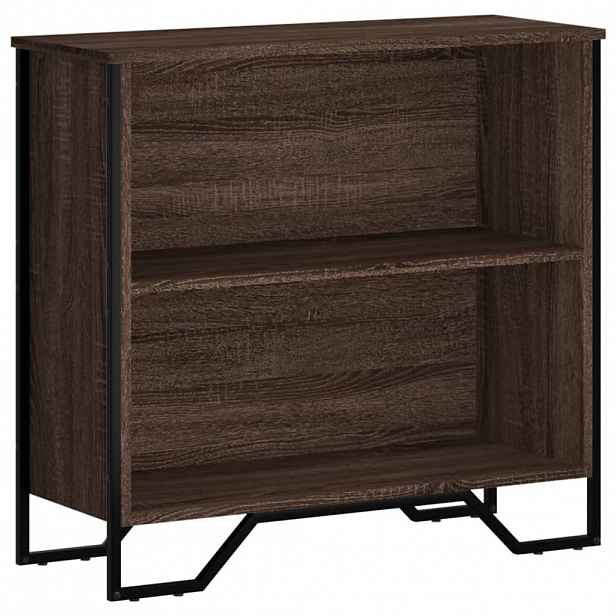 vidaXL Knihovna hnědý dub 80 x 31 x 74,5 cm kompozitní dřevo