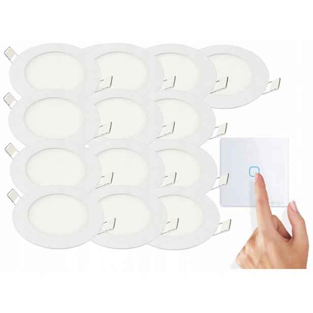 Sada stropních svítidel Halogen 3W 13x Vypínač
