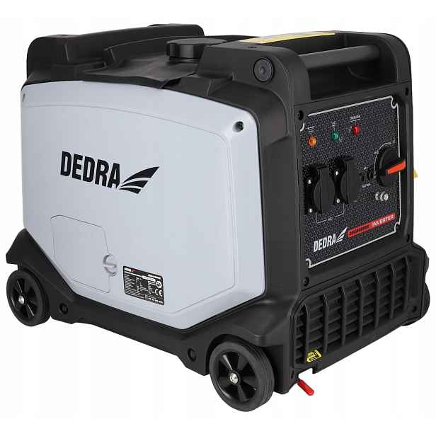 Jednofázový přenosný generátor Dedra 3300 W benzín DEGA4000K