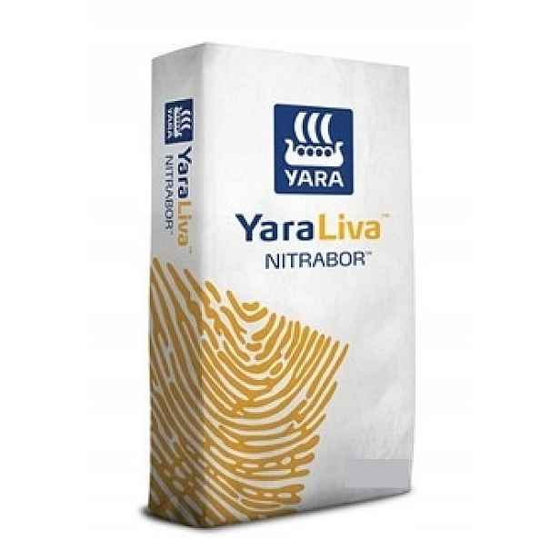 Nitrabor Yara Liva 25 kg vápenatý ledek s borem pro trávník Premium trávy