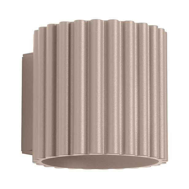 Taupe nástěnné svítidlo ø 10 cm Zora – Sollux