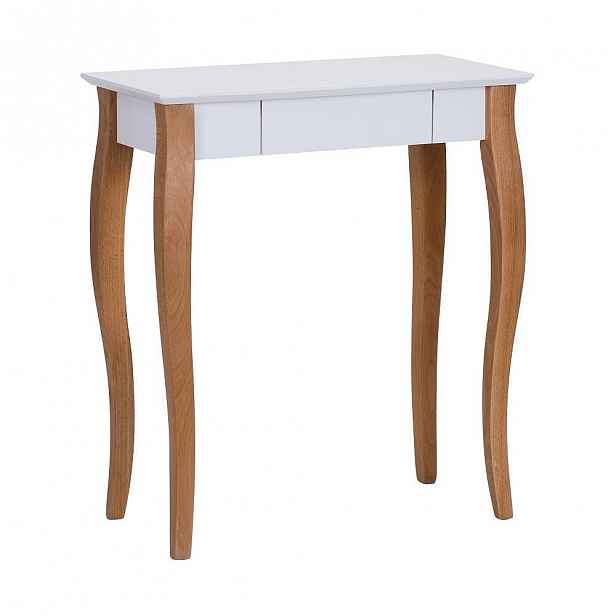 Bílý psací stůl Ragaba Lillo, délka 65 cm