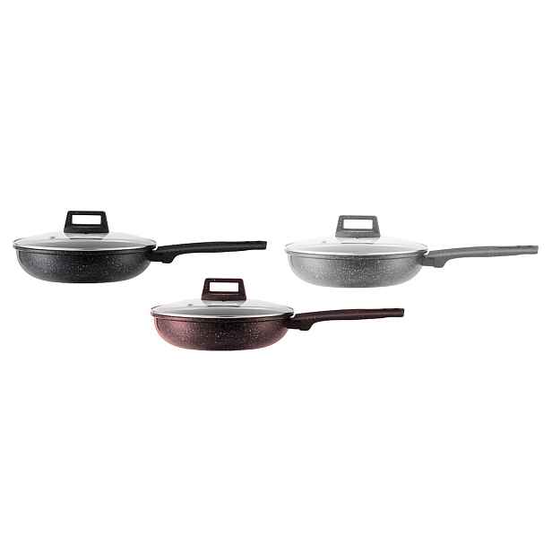 PROHOME - Pánev s poklicí 26cm různé barvy