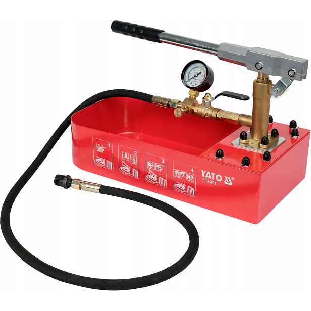 Ruční Pumpa Pro Tlakové Zkoušky YT-24801 Yato