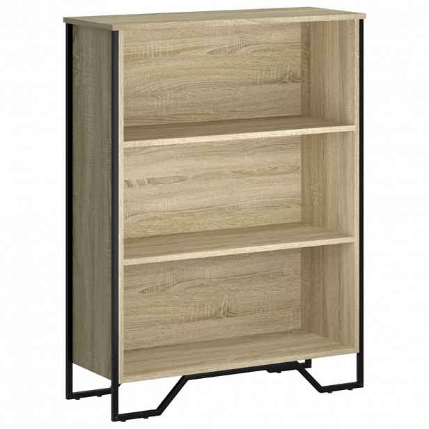 vidaXL Knihovna dub sonoma 80 x 31 x 106 cm kompozitní dřevo