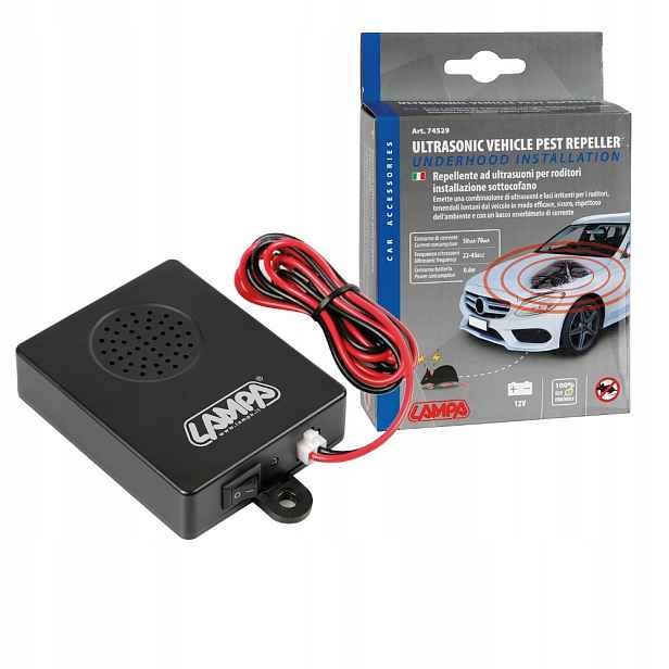 Automobilový odpuzovač hlodavců Lampa