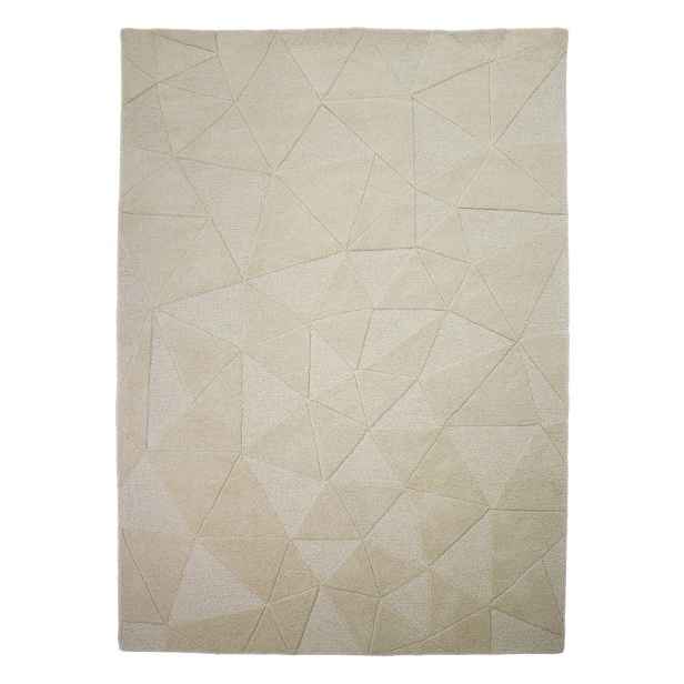 Béžový ručně tkaný vlněný koberec 120x170 cm Shard – Flair Rugs