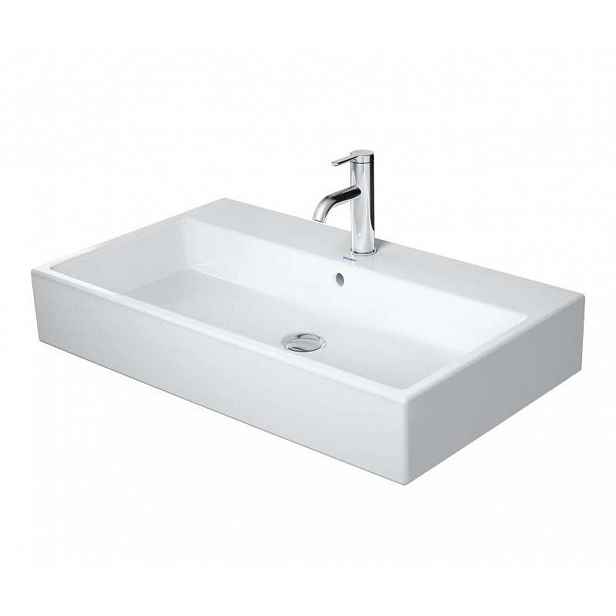 Duravit Vero Air - Umyvadlo 80x47 cm, s přepadem, otvor pro baterii, bílá 2350800027
