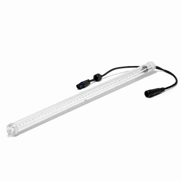 Easy Fix LED padající sníh 100 cm, ledově bílá, 200 diod, černý kabel, IP67, prodlužovací