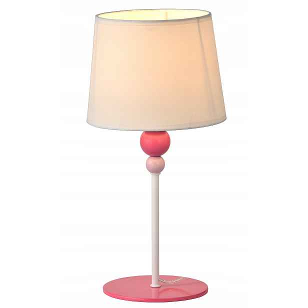 Noční lampa bílo-růžová 1X60W E27 Bebe Candellux
