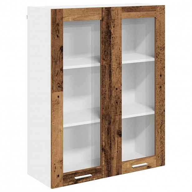 vidaXL Závěsná skříňka Staré dřevo 80 x 31 x 100 cm Kompozitní dřevo