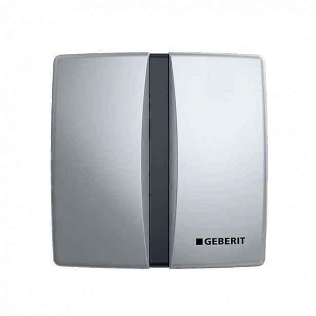 Geberit - Elektronické ovládání splachování pisoáru, síťové napájení, matný chrom 115.802.46.5