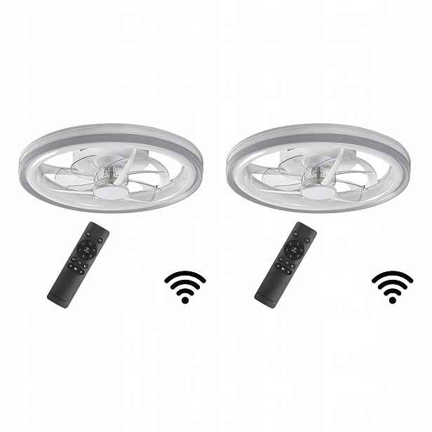 Rabalux Sada 2x Stropní svítidlo s ventilátorem WiFi lampový ventilátor