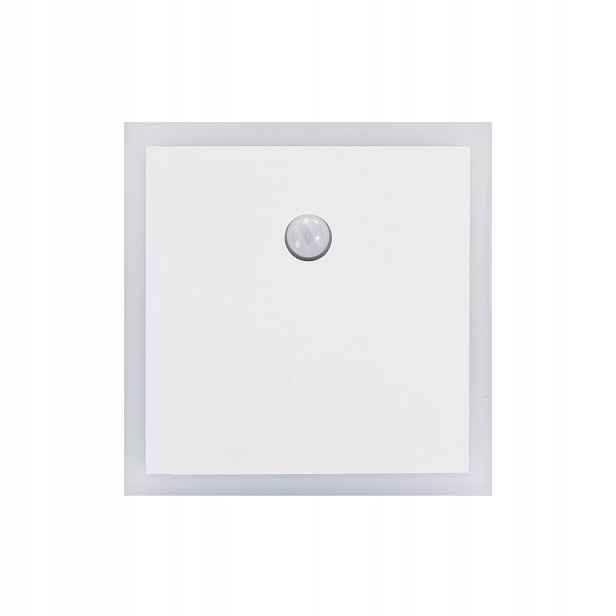 Led schodišťová lampa čtvercová bílá s pohybovým senzorem Eko-Light