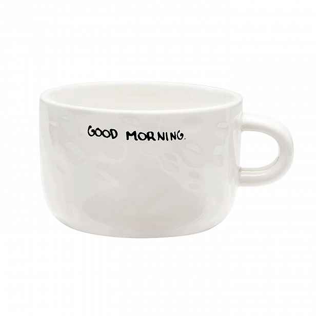 Keramický hrnek na cappuccino Good Morning Bílý One size anna nina