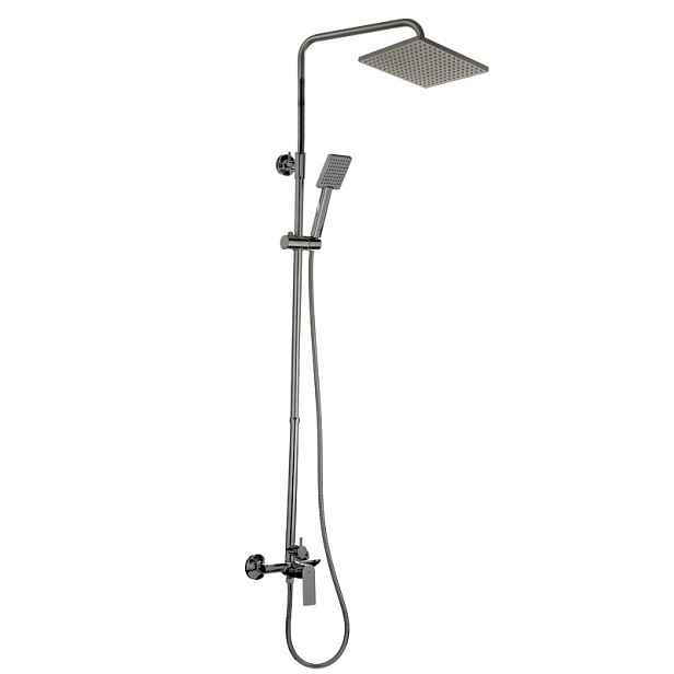 Sprchový sloup s baterií Mixxus Premium Alex 003-J Graphite, grafitová