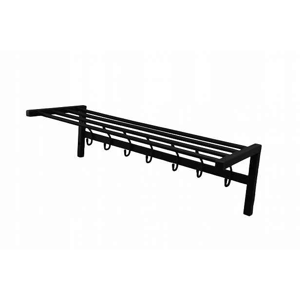 Věšák Na Oblečení 70 CM Do Předsíně, Závěsný, 7 Háčků, Loft