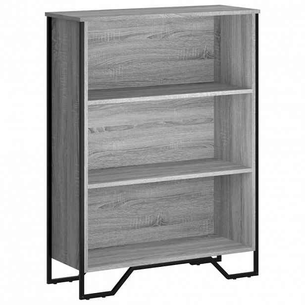 vidaXL Knihovna šedá sonoma 80 x 31 x 106 cm kompozitní dřevo
