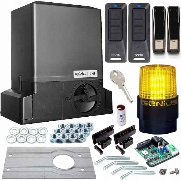 Set pohonu Faac Delta 3 741 3x Ovladač Led Lampa