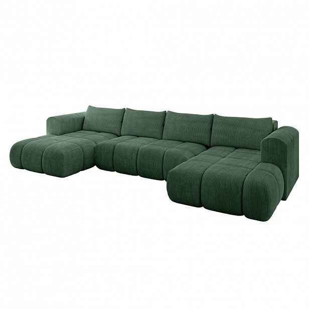 ALTDECOR SEDACÍ SOUPRAVA CLOUD-U 405x185x90 zelený manšestr