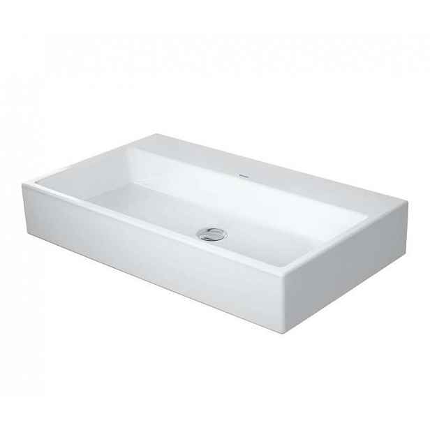 Duravit Vero Air - Umyvadlo 80x47 cm, bez přepadu, bez otvoru pro baterii, bílá 2350800070